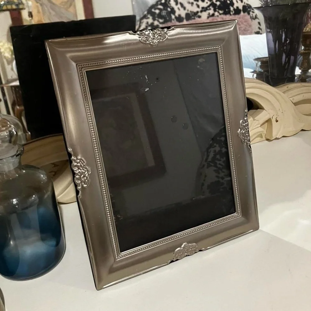 Vintage silver ornate frame 10” by 13”